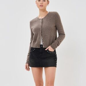 New Reformation Hazel Denim Mini Skirt size 28